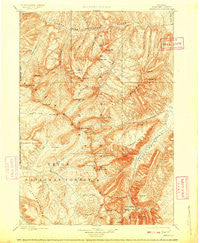 Ishawooa Wyoming Historical topographic map, 1:125000 scale, 30 X 30 Minute, Year 1899