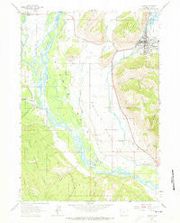 Jackson Wyoming Historical topographic map, 1:24000 scale, 7.5 X 7.5 Minute, Year 1963