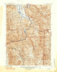Jackson Wyoming Historical topographic map, 1:125000 scale, 30 X 30 Minute, Year 1935