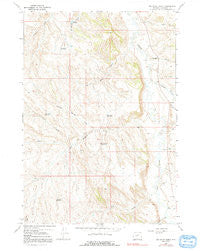 Joe Emge Creek Wyoming Historical topographic map, 1:24000 scale, 7.5 X 7.5 Minute, Year 1966