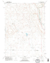 Juel Spring Wyoming Historical topographic map, 1:24000 scale, 7.5 X 7.5 Minute, Year 1969
