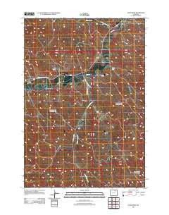 Julio Draw Wyoming Historical topographic map, 1:24000 scale, 7.5 X 7.5 Minute, Year 2012