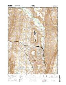 Kemmerer Wyoming Current topographic map, 1:24000 scale, 7.5 X 7.5 Minute, Year 2015