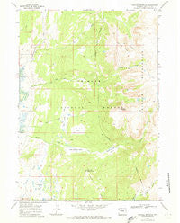 Kendall Mountain Wyoming Historical topographic map, 1:24000 scale, 7.5 X 7.5 Minute, Year 1968