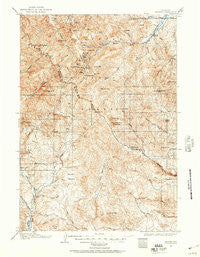 Kirwin Wyoming Historical topographic map, 1:125000 scale, 30 X 30 Minute, Year 1904