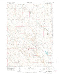 Klodt Reservoir Wyoming Historical topographic map, 1:24000 scale, 7.5 X 7.5 Minute, Year 1972