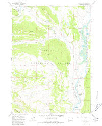 Klondike Hill Wyoming Historical topographic map, 1:24000 scale, 7.5 X 7.5 Minute, Year 1967