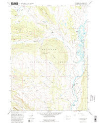Klondike Hill Wyoming Historical topographic map, 1:24000 scale, 7.5 X 7.5 Minute, Year 1967
