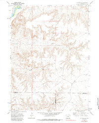 La Barge SE Wyoming Historical topographic map, 1:24000 scale, 7.5 X 7.5 Minute, Year 1969