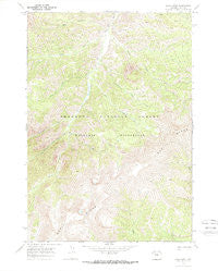 Lake Creek Wyoming Historical topographic map, 1:24000 scale, 7.5 X 7.5 Minute, Year 1970