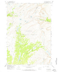 Lake Helen Wyoming Historical topographic map, 1:24000 scale, 7.5 X 7.5 Minute, Year 1967