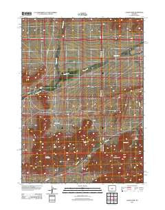 Lankin Dome Wyoming Historical topographic map, 1:24000 scale, 7.5 X 7.5 Minute, Year 2012