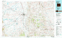 Laramie Wyoming Historical topographic map, 1:100000 scale, 30 X 60 Minute, Year 1981