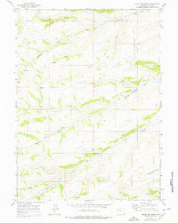Little Dee Creek Wyoming Historical topographic map, 1:24000 scale, 7.5 X 7.5 Minute, Year 1965
