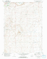 Little Round Mountain Wyoming Historical topographic map, 1:24000 scale, 7.5 X 7.5 Minute, Year 1969