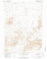 Lone Mountain Wyoming Historical topographic map, 1:24000 scale, 7.5 X 7.5 Minute, Year 1951