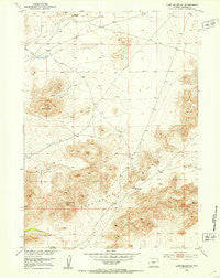 Lone Mountain Wyoming Historical topographic map, 1:24000 scale, 7.5 X 7.5 Minute, Year 1951