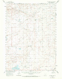 Lost Creek Lake Wyoming Historical topographic map, 1:62500 scale, 15 X 15 Minute, Year 1960