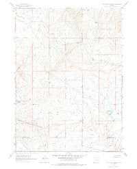 Lost Creek Reservoir Wyoming Historical topographic map, 1:24000 scale, 7.5 X 7.5 Minute, Year 1961