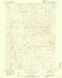 Love Ranch Wyoming Historical topographic map, 1:24000 scale, 7.5 X 7.5 Minute, Year 1952