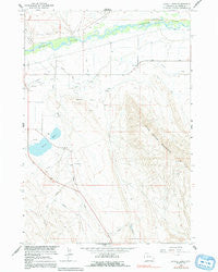 Lovell Lakes Wyoming Historical topographic map, 1:24000 scale, 7.5 X 7.5 Minute, Year 1964