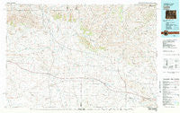 Lysite Wyoming Historical topographic map, 1:100000 scale, 30 X 60 Minute, Year 1982