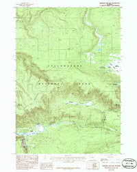 Madison Junction Wyoming Historical topographic map, 1:24000 scale, 7.5 X 7.5 Minute, Year 1986