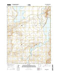 McGill Lakes Wyoming Current topographic map, 1:24000 scale, 7.5 X 7.5 Minute, Year 2015