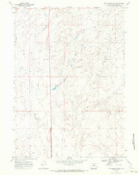 Mc Pherson Draw Wyoming Historical topographic map, 1:24000 scale, 7.5 X 7.5 Minute, Year 1968
