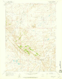 Mc Rae Gap Wyoming Historical topographic map, 1:24000 scale, 7.5 X 7.5 Minute, Year 1959
