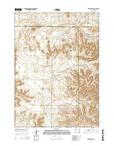 Meadowdale Wyoming Current topographic map, 1:24000 scale, 7.5 X 7.5 Minute, Year 2015