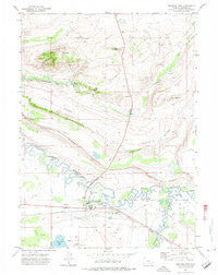 Medicine Bow Wyoming Historical topographic map, 1:24000 scale, 7.5 X 7.5 Minute, Year 1971