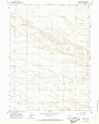 Midway SE Wyoming Historical topographic map, 1:24000 scale, 7.5 X 7.5 Minute, Year 1963