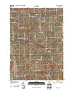 Moneta SE Wyoming Historical topographic map, 1:24000 scale, 7.5 X 7.5 Minute, Year 2012