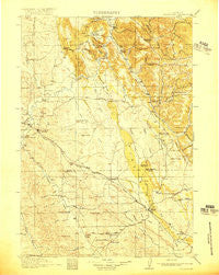 Moorcroft Wyoming Historical topographic map, 1:125000 scale, 30 X 30 Minute, Year 1918