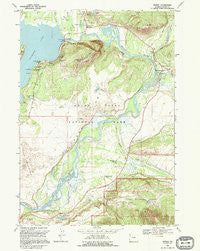 Moran Wyoming Historical topographic map, 1:24000 scale, 7.5 X 7.5 Minute, Year 1968
