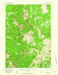 Mount Hancock Wyoming Historical topographic map, 1:62500 scale, 15 X 15 Minute, Year 1959