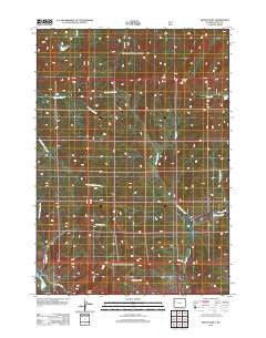 Mount Leidy Wyoming Historical topographic map, 1:24000 scale, 7.5 X 7.5 Minute, Year 2012