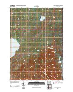 Mount Sheridan Wyoming Historical topographic map, 1:24000 scale, 7.5 X 7.5 Minute, Year 2012
