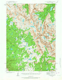Mt Bonneville Wyoming Historical topographic map, 1:62500 scale, 15 X 15 Minute, Year 1938
