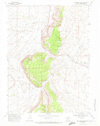 Mud Springs Ranch Wyoming Historical topographic map, 1:24000 scale, 7.5 X 7.5 Minute, Year 1968