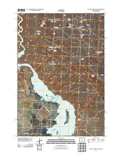 Natural Trap Cave Wyoming Historical topographic map, 1:24000 scale, 7.5 X 7.5 Minute, Year 2011