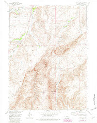 Natwick SW Wyoming Historical topographic map, 1:24000 scale, 7.5 X 7.5 Minute, Year 1953