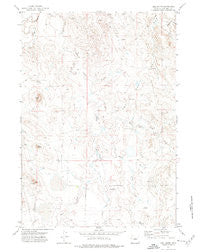Neil Butte Wyoming Historical topographic map, 1:24000 scale, 7.5 X 7.5 Minute, Year 1972