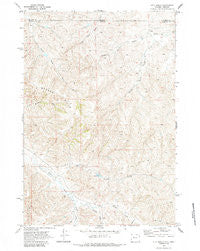 O T O Ranch Wyoming Historical topographic map, 1:24000 scale, 7.5 X 7.5 Minute, Year 1970