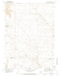 Oasis Well Wyoming Historical topographic map, 1:24000 scale, 7.5 X 7.5 Minute, Year 1969