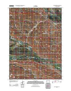 Onion Springs Wyoming Historical topographic map, 1:24000 scale, 7.5 X 7.5 Minute, Year 2012