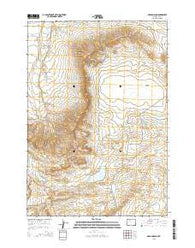 Oregon Basin Wyoming Current topographic map, 1:24000 scale, 7.5 X 7.5 Minute, Year 2015