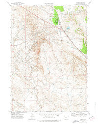 Osage Wyoming Historical topographic map, 1:24000 scale, 7.5 X 7.5 Minute, Year 1972