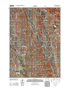 Osage SE Wyoming Historical topographic map, 1:24000 scale, 7.5 X 7.5 Minute, Year 2012